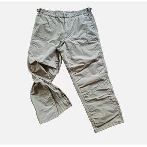 Columbia Field Pants Mens 40X30 Beige Ptarmigan Canvas Brush Guard Hunting Pants